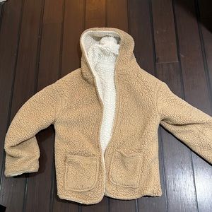 Reversible teddy coat